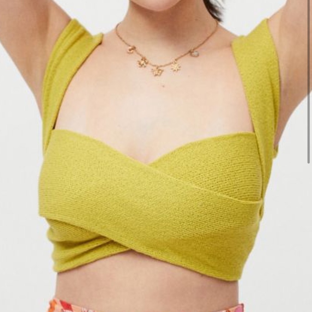 Green Urban Outfitters Crop Top